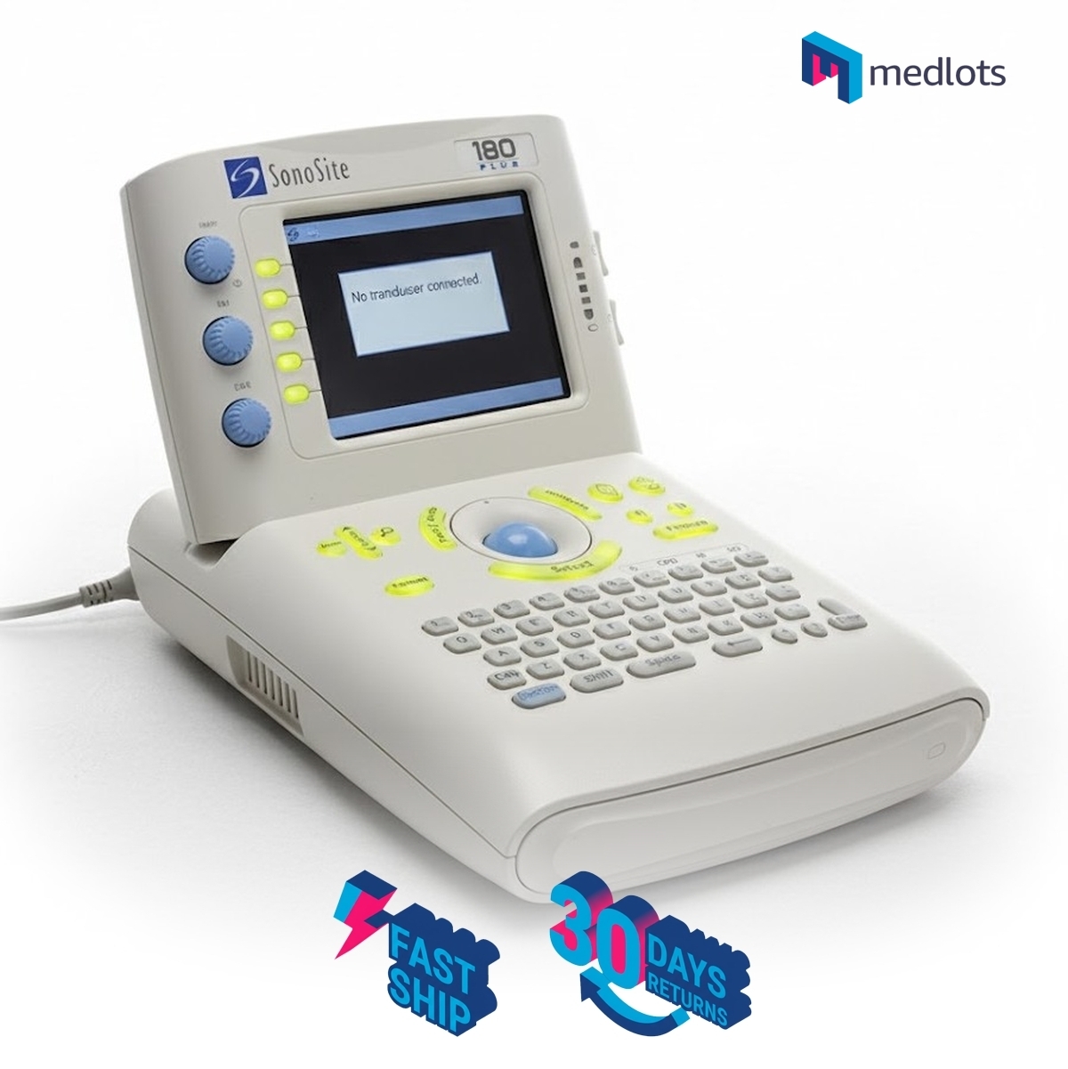 SonoSite 180 Plus Portable Ultrasound Machine w/ Battery NO AC