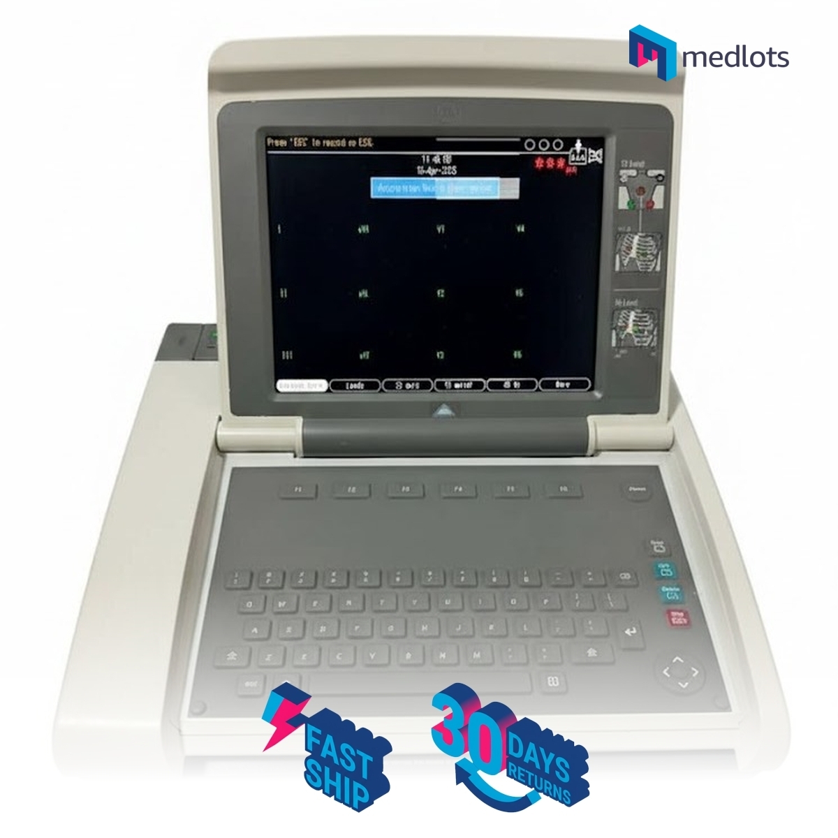 [PARTS] GE MAC 5500 Resting ECG EKG Machine Monitor Analysis System