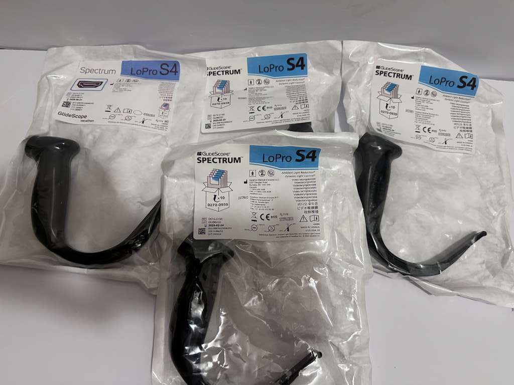 [NEW] Lot of 4 Glidescope Spectrum Lopro S4 Handpieces 0570-0195