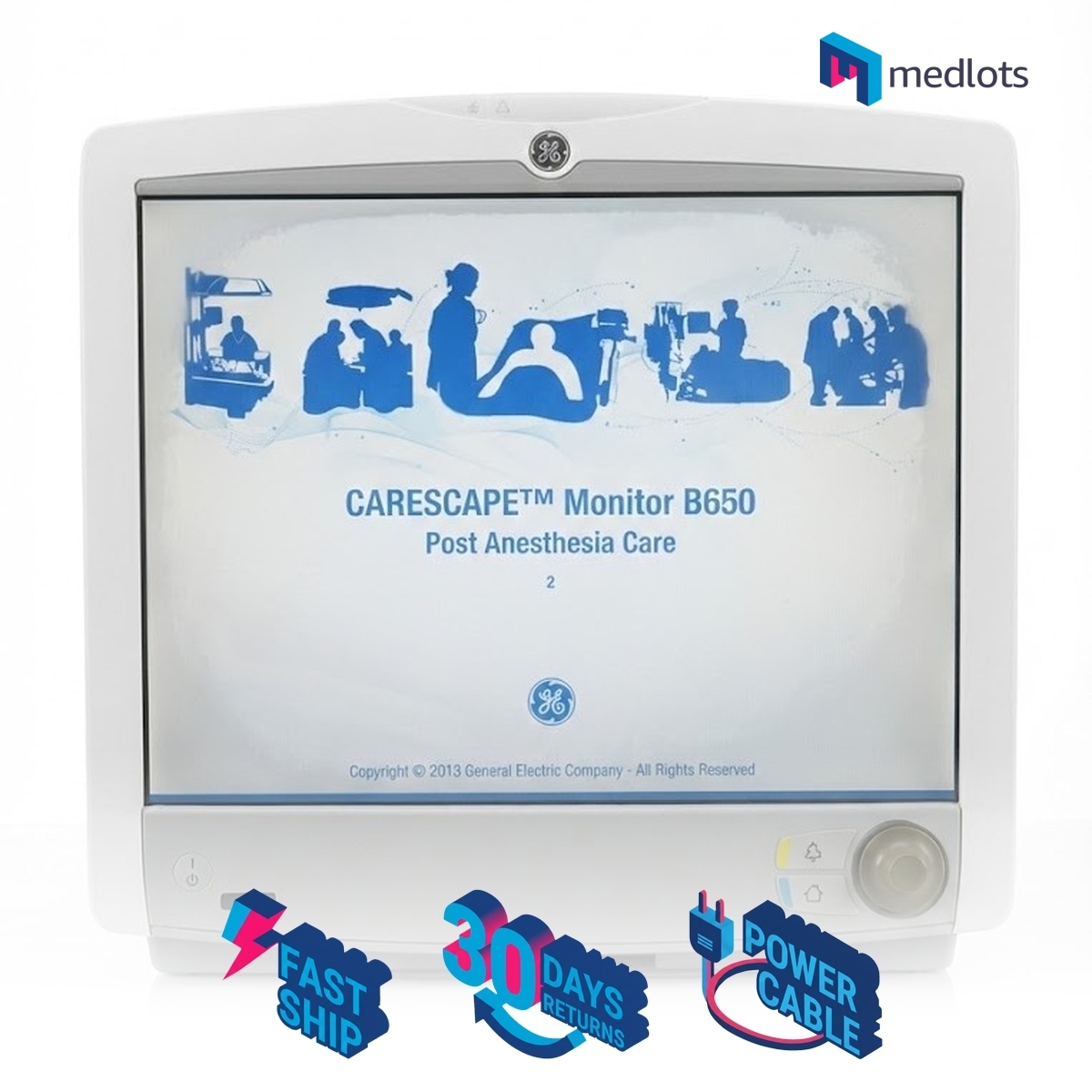 [PARTS] GE Healthcare Carescape B650 Patient Monitor