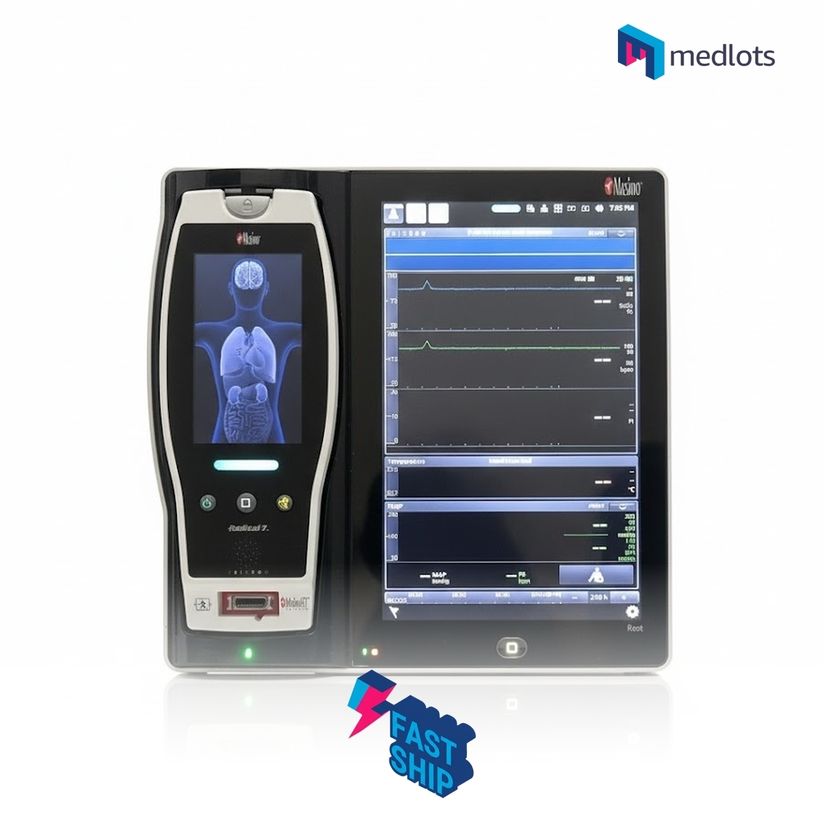 [PARTS] Masimo RDS7A Root Monitor with Masimo Radical 7 Pulse Oximeter