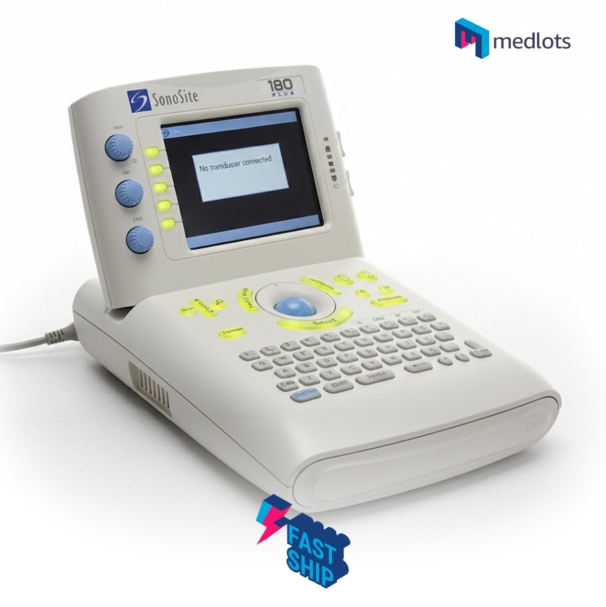 [PARTS] SonoSite 180 Plus Portable Ultrasound Machine w/ Battery NO AC FOR PARTS